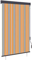 vidaXL Lauko roletas, geltonas (Yellow) ir mėlynas (Blue), 120 x 250 cm