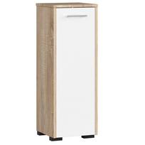 laisvai pastatomos vonios spinteles - Vonios spintelė Akord Fin S30, balta/ąžuolo (White/Oak) - 1 nuotrauka