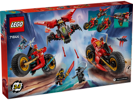 ninja combi - LEGO NINJAGO Ninja kovinė transporto priemonė 71844 - 3 nuotrauka