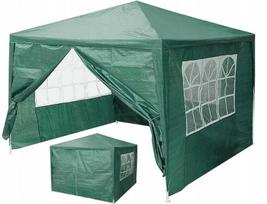 MultiGarden Žalia sodo palapinė, 3x3 m, su 4 sienomis
