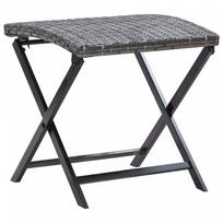 vidaXL Sulankstoma taburetė, pilka (Gray)