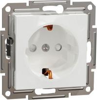 remelis kistukinio lizdo - Kištukinis lizdas Schneider Electric Asfora EPH2970221, su įžeminimu, balta (White) - 2 nuotrauka