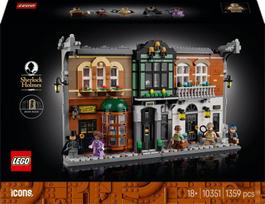 lego knyga - LEGO Icons Knygų kampelis Šerlokas Holmsas 10351 - 1 nuotrauka