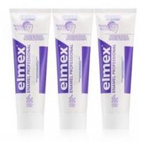 enamel pasta - Elmex Dental Enamel Professional dantų pasta, 3 x 75 ml - 2 nuotrauka