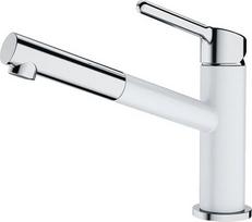 Franke Orbit 115.0623.139, chromas/balta (Chrome/White)