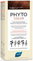phyto plauku dazai - Phyto Phytocolor plaukų dažai 7.43 Auksinis vario šviesus (Golden Copper Blonde) - 2 nuotrauka