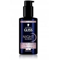 plauku eliksyras - Schwarzkopf Gliss Night Elixir atkuriamoji nenuplaunama priemonė plaukams, 100 ml - 1 nuotrauka