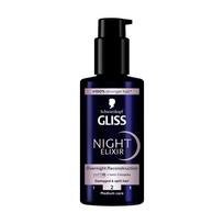 plauku eliksyras - Schwarzkopf Gliss Night Elixir atkuriamoji nenuplaunama priemonė plaukams, 100 ml - 2 nuotrauka