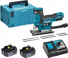 makita akumuliatorius - Makita DJV185RFJ 18 V 2x3,0Ah BLDC - 1 nuotrauka