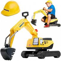 kask salmas - Paspiriamas ekskavatorius Falk Komatsu, geltonas (Yellow) - 1 nuotrauka
