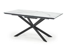 marmuro staliukas - Išskleidžiamas valgomojo stalas Diesel, baltas marmuras/juodas (White Marble/Black) - 2 nuotrauka