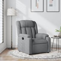 vidaXL Atlošiamas krėslas, šviesiai pilkas (Light Grey)