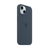 apple 15 with magsafe - Apple "Silicone Case with MagSafe iPhone 15 (MT0N3ZM/ A)" Storm Blue - 2 nuotrauka