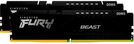 Kingston Fury Beast Juodas (Black) 16GB (2x8GB) DDR5 6000MHz CL30 DIMM Kit