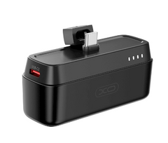 XO Mini PR244 5000mAh 20W Juodas (Black)