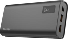 power bank 20000mah - Sponge Energy 20000 mAh Pilka (Gray) - 2 nuotrauka