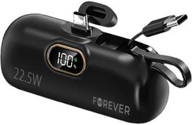 5000 mah power bank - Forever MTB-100 Mini 5000mAh 22.5W Juodas (Black) - 2 nuotrauka