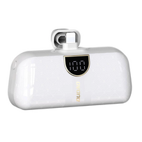 mini power bank - Dudao K20SL 5000mAh Mini Baltas (White) - 2 nuotrauka