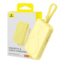 magnetic baseus 10000 - Baseus Magnetic Mini 10000mAh 20W MagSafe (Geltona) - 2 nuotrauka