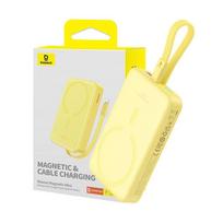 magnetic baseus 10000 - Baseus Magnetic Mini 10000mAh 20W MagSafe (Geltona) - 3 nuotrauka