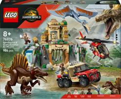 LEGO Jurassic World Spinosaurus and Quetzalcoatlus escape by flying 76976