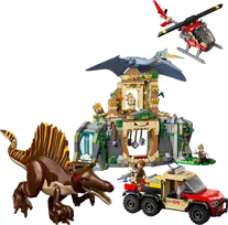 spinosaurus - LEGO Jurassic World Spinosaurus and Quetzalcoatlus escape by flying 76976 - 2 nuotrauka