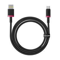 Baseus Dura USB Type A į Type C 60 W greitojo įkrovimo kabelis 1 m Juodas, Raudonas (Black, Red)
