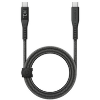 Energea Flow CBL-DFLCC-BLK150M USB-C - USB-C Digital Display 1.5m Juodas (Black)