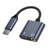 Beline BLNAA01 USB-C į USB-C/Jack 3.5mm 60W Juodas (Black) Adapteris