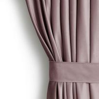 AmeliaHome Naktinė užuolaida Velvet, tamsiai smėlio (Dark Beige), 140 cm x 245 cm