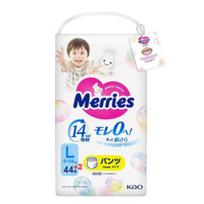 Merries sauskelnės-kelnaitės, L dydis, 9-14 kg, 46 vnt.