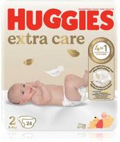 huggies sauskelnes 3 - Huggies Extra Care, 2 dydis, 3-6 kg, 24 vnt. - 2 nuotrauka
