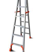 2 pakopu kopecios - Kopėčios HERVIN EQUIPMENT CL-ST26, aliuminės, dvipusės, 2 x 6 pakopų - 1 nuotrauka