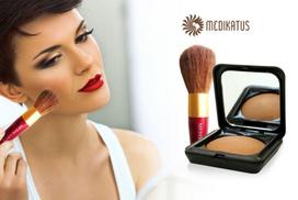 makiazo sepeteles - Egyptian Glow Egipto saulės įdegį suteikianti pudra 14 g su šepetėliu - 2 nuotrauka
