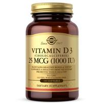 solgar - Solgar Vitaminas D3 25 mcg (1000 TV) - 100 kapsulių - 2 nuotrauka