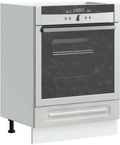 orkaites spintele - Kalmar Kitchen Cabinet, Orkaitės spintelė 60 cm, Betono pilka (Concrete) - 1 nuotrauka