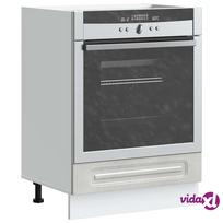 orkaites spintele - Kalmar Kitchen Cabinet, Orkaitės spintelė 60 cm, Betono pilka (Concrete) - 3 nuotrauka