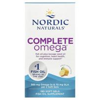 omega 3 180 - NORDIC NATURALS Complete Omega 3,6,9, Citrina (Lemon) - 180 kapsulių - 2 nuotrauka