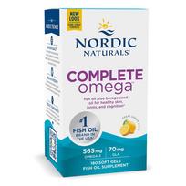 omega 3 180 - NORDIC NATURALS Complete Omega 3,6,9, Citrina (Lemon) - 180 kapsulių - 3 nuotrauka
