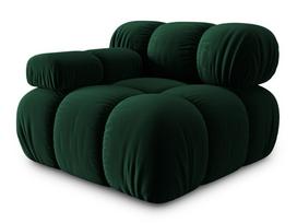 foteliai moduliniai - Micadoni Home Bellis kampinis modulinis fotelis, tamsiai žalias (Dark Green) - 2 nuotrauka