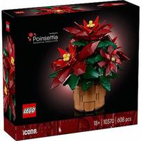 lego botanical - LEGO Botanical Poinsettia 10370 - 3 nuotrauka