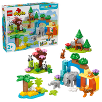 lego 3 in 1 - LEGO DUPLO Laukinių gyvūnų šeima „trys viename“ 10446 - 3 nuotrauka