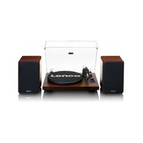 Lenco LS-600WA, graikinis riešutas (Walnut) + kolonėlės HiFi komplektas