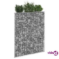 vidaXL Gabiono vazonas, 80x20x100cm, galvanizuotas plienas, aukštas