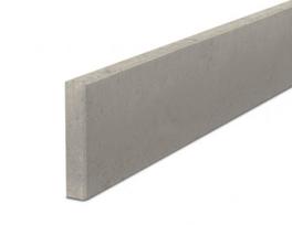 Betoninis tvoros pamatas tiesus 2500x250x50 mm, pilkas
