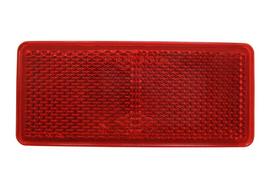 Klijuojamas atšvaitas raudonas (Red) stačiakampis 40x90 mm