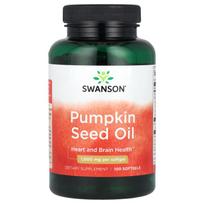 moliugai - SWANSON Moliūgų sėklų aliejus 1000 mg, 100 minkštųjų gelių - 2 nuotrauka