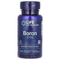 LIFE EXTENSION Boras 3 mg, 100 Veg kapsulių