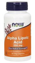 alfa lipoine - NOW Foods Alfa lipoinė rūgštis 250 mg, 60 kapsulių - 2 nuotrauka