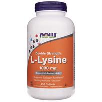 lysine - NOW FOODS L-Lizinas 1000 mg, 250 tablečių - 1 nuotrauka
